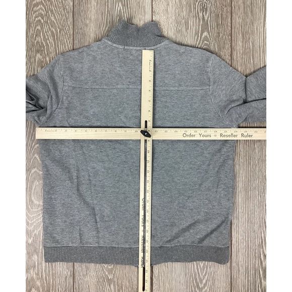 Lauren Ralph Lauren Women’s sweater Double pocket‎ Gray M Full Zip - Picture 6 of 7